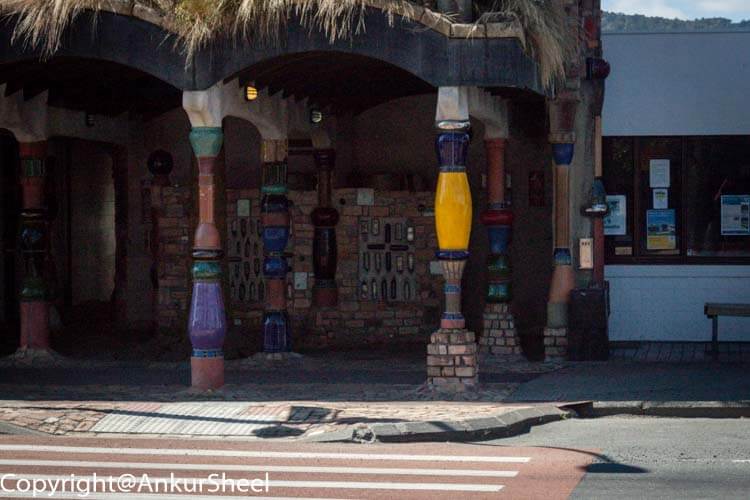 Hundertwasser toilet block