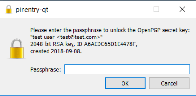 Enter Passphrase