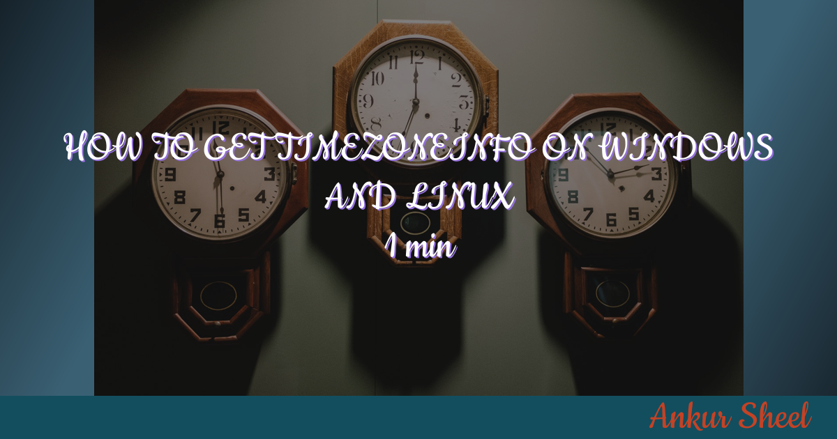 How to get TimeZoneInfo on Windows and Linux